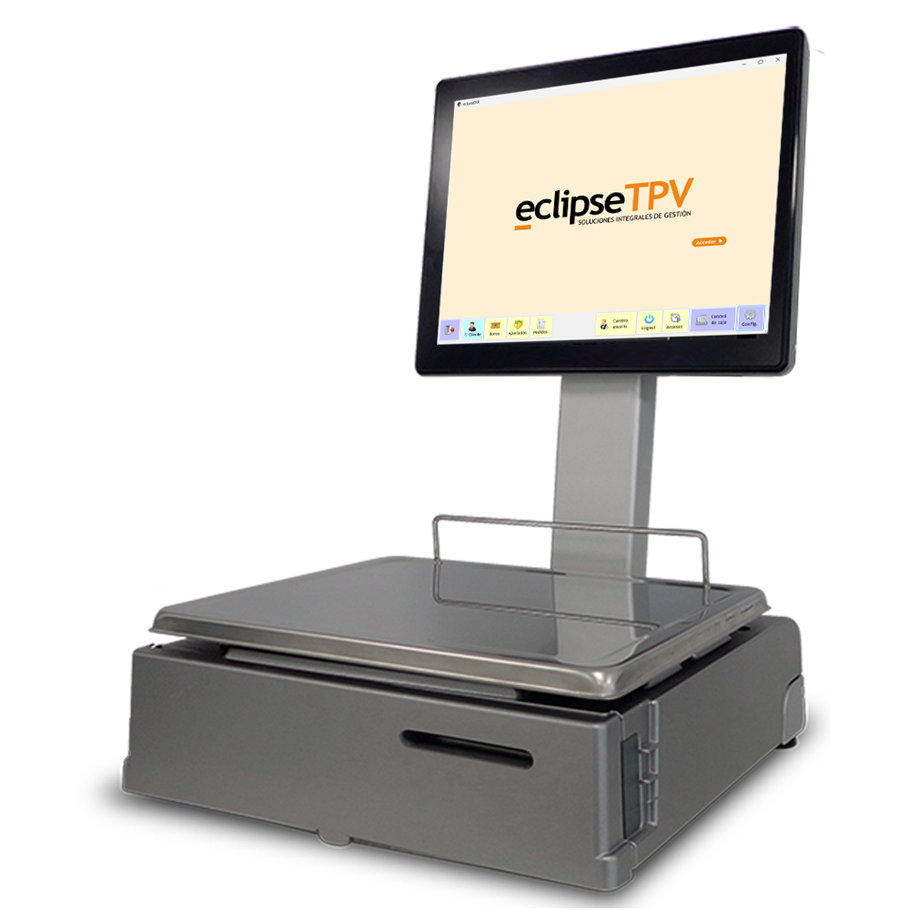 Balanza PC CS-2250 Doble Cuerpo Tickets 3" Autocutter